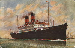 Skandinavien Amerika Linie Postcard