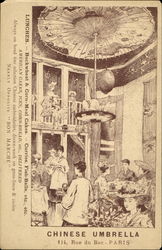 Chinese Umbrella, 114 Rue du Bac Postcard