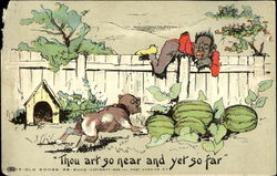 Thou Art So Near And Yet So Far Postcard