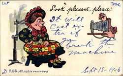 Look Pleasant Please! Postcard