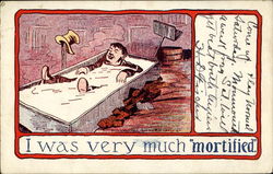 I Was Very Much Mortified Postcard