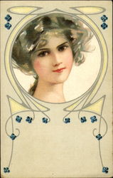 Woman Postcard