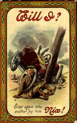 Will I? Ever Again Take Another Joy Ride Nix! Postcard
