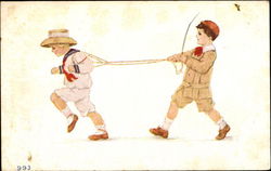 Children Postcard