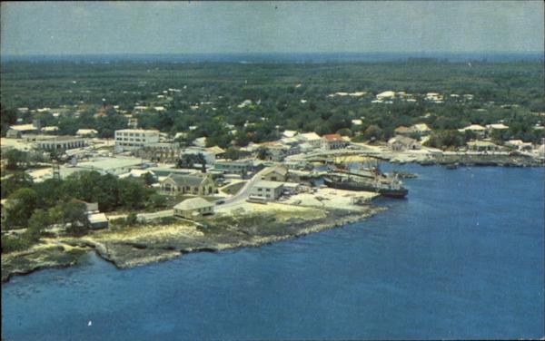 Aerial Shot Of Georgetown Cayman Islands Caribbean Islands