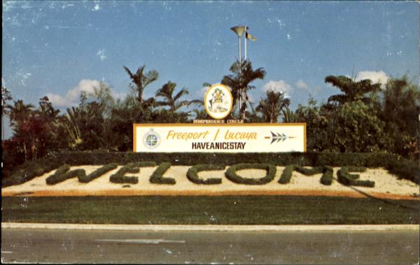 Independence Circle Near Airport Freeport Bahamas Caribbean Islands