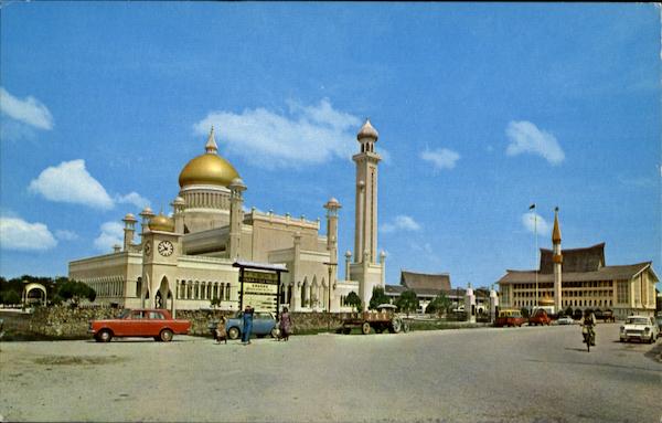 Masjid Omar Ali Saifudd N. Brune! Singapore Southeast Asia