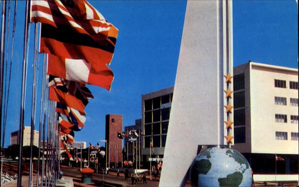 View Of Avenida De La Paz Dominican Republic Caribbean Islands