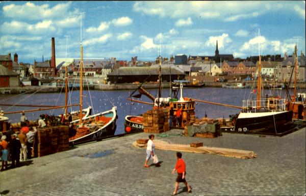 Arbroath Harbour Scotland