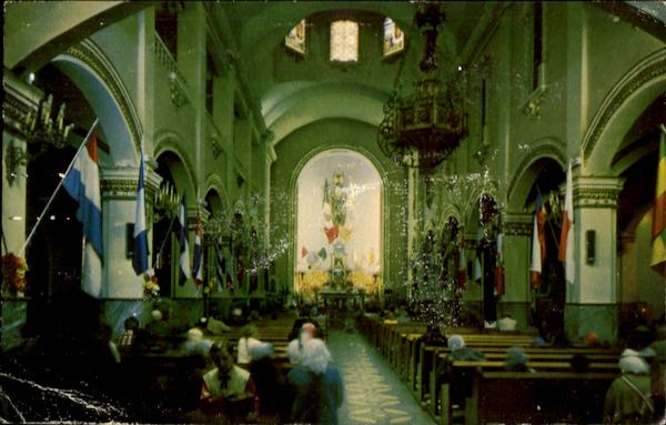 Interior View Of The Cathedral Of Our Lady Of Guadalupe In Downtown Tijuana Mexico