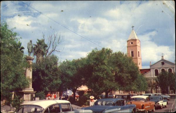 View Of First Little Square In Nuevo Laredo Mexico