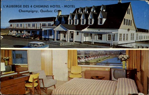 L'Auberge Des 4 Chemins Hotel Motel Champigny PQ Canada