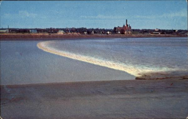 The Tidal Bore Moncton NB Canada New Brunswick