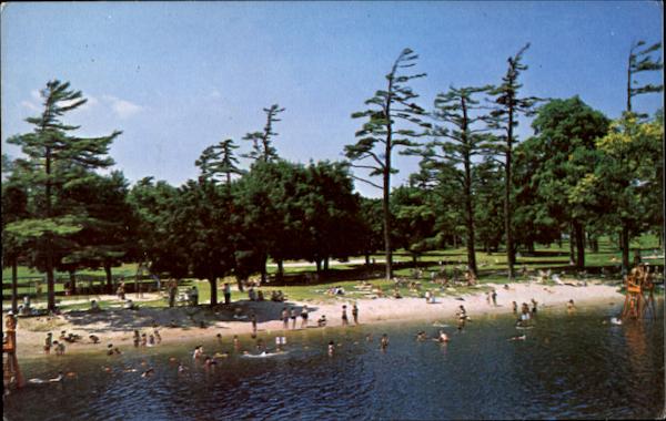 Swimming Beach At Inverlea Park Peterborough ON Canada