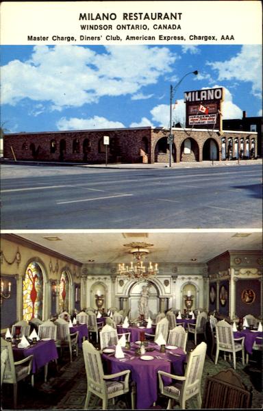 Milano Restaurant Windsor ON Canada Ontario