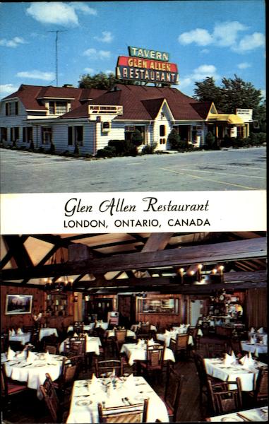 Glen Allen Restaurant Tavern London Canada Ontario