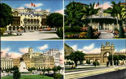 Palacio Municipal The City Hall Country Club Lima, Peru Postcard Postcard