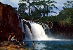 Chorrera Falls La Chorrera, Panama Postcard Postcard