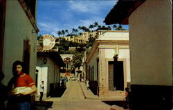 A Narrow Street Of Tegucigalpa Honduras Central America Postcard Postcard