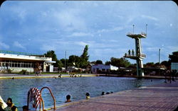 C. D. O. Swimming Pool Matamoros, TAMPS Mexico Postcard Postcard