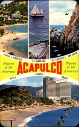 Riviera Of The Americas Acapulco Mexico Postcard Postcard