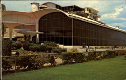 Clubhouse At Juarez Racetrack Postcard