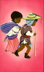 Mexican Regional Guys Postcard