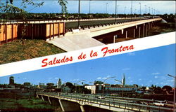 Saludos De La Frontera Mexico Postcard Postcard