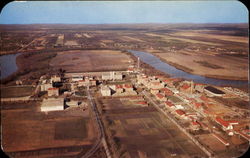 An Aerial View Of The Provincial University Of Manitoba Postcard