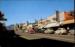 Business Center Of The Properous And Lovely Comox Valley Postcard
