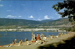 The Bathing Beach Postcard