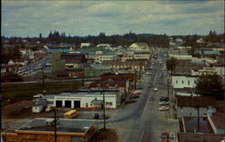 The Main Business Section Caters To The Surrounding Farming Community Postcard