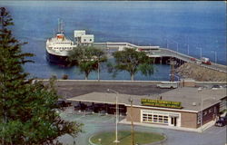 Bar Harbor Ferry Terminal M. V. Bluenone At Dock Postcard
