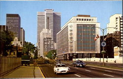 Dorchester Boulevard Montreal, PQ Canada Quebec Postcard Postcard