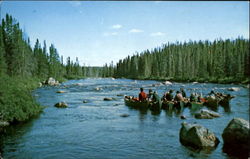 Darrow Grand Lake Stream, ME Canada Postcard Postcard