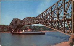 The Quebec Bridge Canada Postcard Postcard