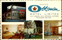 Macie's Ottawan Hotel, 1274 Carling Ave Ontario Canada Postcard Postcard