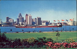 The Beautiful Dieppe Gardens Postcard