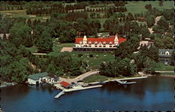 Airview Of Windermere House, Windermere Postcard