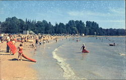 White Sandy Beach At Port Elgin Postcard