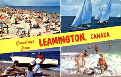 Greetings Fro Mleamington Ontario Canada Postcard Postcard