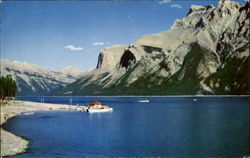 Beautiful Lake Minnewanka Postcard