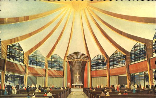 The Chapel Of The Good Shepherd In The Vatican Pavilion