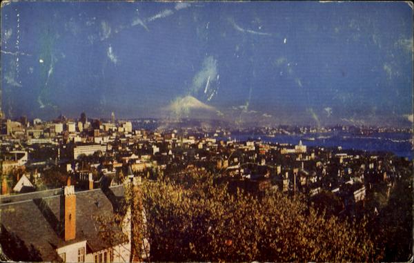 Sunset View Of Seattle Washington