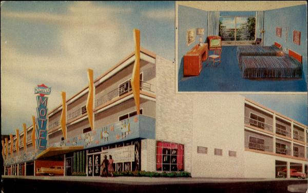 The Sorrento Motel Swimming Pool, Kentucky And Pacific Avenues Atlantic City New Jersey
