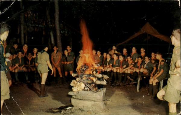 Greetings From A Troup Council Fire Narrowsburg New York