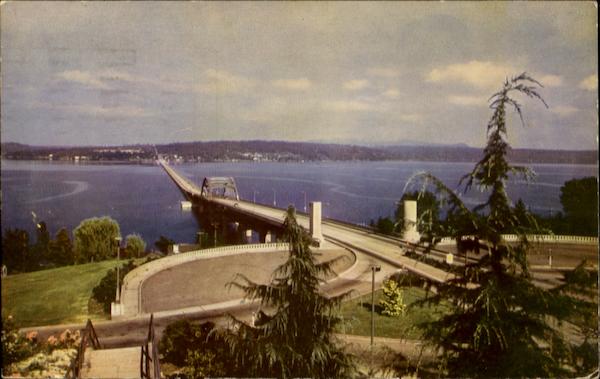 Lake Washington Pontoon Bridge Seattle