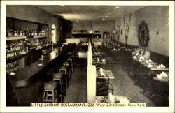 Little Shrimp Restaurant, 226 West 23rd Street Postcard