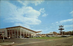 Muller Chevrolet Dealership Postcard