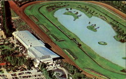 Aerial View Of Infield Lake Miami, FL Postcard Postcard